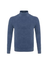 CIPO & BAXX® - Pullover CP288 Reine Baumwolle - INDIGO