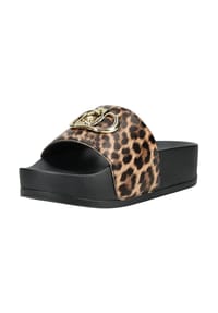 LIU·JO - Textil Pantoletten - Leopard