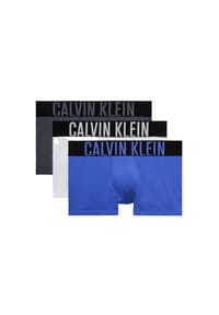 Calvin Klein - Unterhose Trunks 3er Pack - BLACK/WHITE