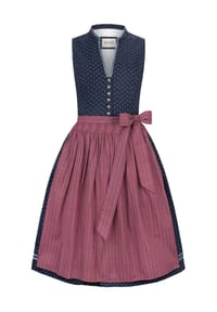 STOCKERPOINT - Dirndl "Renata ", Stehkragen, Knielang, für Damen - DUNKELBAU