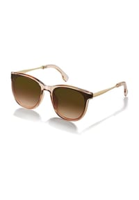 MANIKE - Damen  Brillert Frauen Retro Square Trendy - Braun
