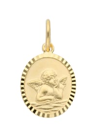 Adelia's - Damen Gold Schmuck 333 Gold Anhänger Amor - gold