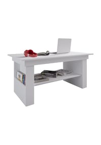 VCM. - Holz Couchtisch schlicht | Maße ca. H. 52 x B. 115 x T. 58 cm | Wohnzimmertisch - Kobila höhenverstellbar ausziehbar - Buche