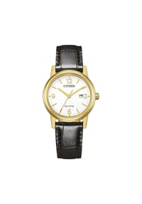 CITIZEN® DAU LEDER CITIZEN - Damen Armbanduhr "EW2722-01A" - GOLD