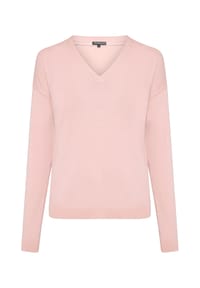 MANGUUN collection - Pullover, V-Ausschnitt, für Damen - 1 PALE MAUVE
