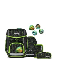 ergobag - CUBO Schulranzen-Set, 5-teilig - CYBÄR RACE