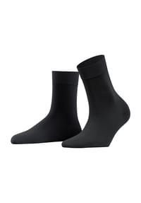 FALKE - Fine Softness Kurzsocken, Feinripp, für Damen - 3290  SILVER