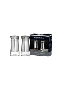 RitzenhoffAndBreker Salz- & Pfefferstreuer Basic 120 ml 2er Set transparent-silber - BASIC - transparent-silber