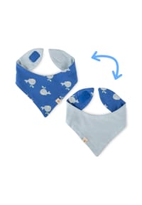 sigikid® - Wendehalstuch Classic Baby ,  für Babys - blau