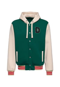 KING KEROSIN - Collegejacke mit Kapuze Dallas - grün