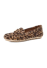 Tamaris - Mokassins, Leder, für Damen - 360 LEOPARD