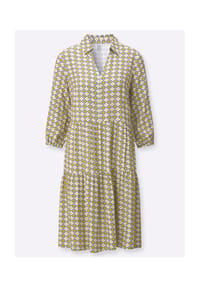Witt - Druck-Kleid - sand-limone-bedruckt
