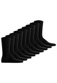 Hudson - Unisex Socken, 9er Pack - Simply, Basic Socken, einfarbig - Beige meliert
