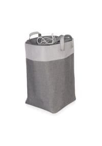 MÖVE Wäschekorb Canvas - Canvas - grey