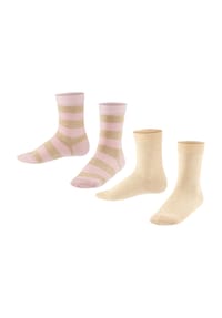 FALKE - Happy Stripe Socken, 2er-Pack, für Kinder - 3000 NAVY/BLAU