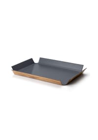 CONTINENTA - Rutschfestes Serviertablett, Grau, 45 x 34 cm - Grau