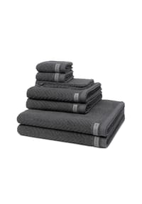ROSS® 2 X Wasch- 2 X Gäste- 2 X Dusch- 2 X Handtuch im Set Smart - Smart - Aprikose