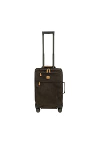 BRIC'S LIFE - 4-Doppelrollen-Trolley, Weich, Reißverschlussfach, Packriemen - OLIV