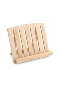 CONTINENTA Kochbuchhalterung, Holz - GUMMIBAUM - HOLZ