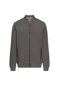 camel active - fleXXXactive® Sweatjacke aus Scuba Jersey - Graphitgrau