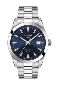 TISSOT - TISSOT GENTLEMAN Herren Automatikuhr "Powermatic 80 T1274071104100" - silber