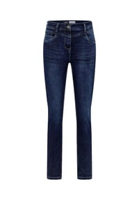 CECIL - Jeans - mid blue used wash