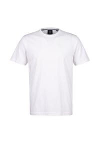 LRS - Uni-T-Shirt mit Rundkragen aus weicher, robuster Baumwolle - BLACK