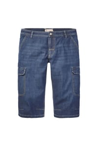 redpoint - Cargo Jeansbermudas in 3/4 Länge Jordy - dark stone used / whiskers