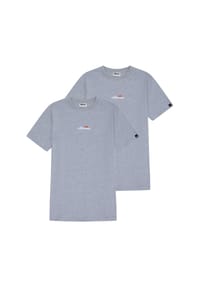 ellesse - Herren T-Shirt 2er Pack - OLLIO 2, Kurzarm, Rundhals, Logo, Baumwolle, einfarbig - Dunkelblau