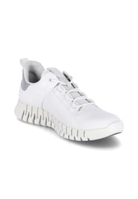 ecco® - Sneaker "Gruuv M", Leder, für Herren - WHITE