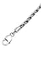 KUZZOÍ Halskette Herren Glieder Zopfkette Oxidiert 925 Silber Bild 5