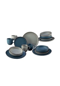 CreaTable Modern Scandic Blau, Kombiservice 16-tlg - Modern Fashion - Blau