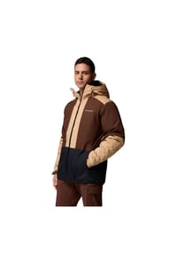 Columbia - Funktionsjacke "Point Park II", wasserdicht, atmungsaktiv, für Herren - 011 BLACK, TOBACCO