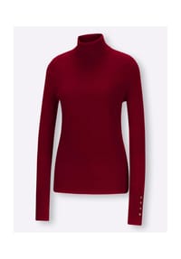 heine - Rollkragen-Pullover - dunkelrot