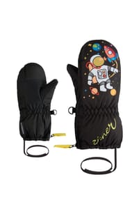 ziener - Fäustlinge Leprint, Reißverschluss, für Kinder - 12  BLACK