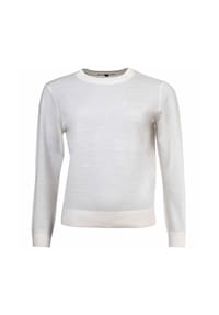 ARMANI EXCHANGE - Damen Strickpullover, Feinstrick, Crew Neck, Rundhals - Beige