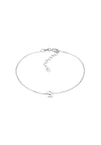 elli. - Armband Buchstaben Initialen Anhänger S 925 Silber - Gold