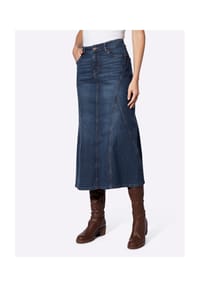 heine - Jeans-Rock - blue-stone-washed
