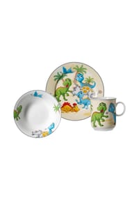 RitzenhoffAndBreker Kindergeschirr Set Dino bunt - DINOS - bunt