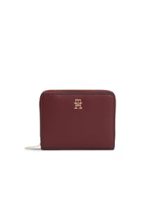 TOMMY HILFIGER TH ICON - Brieftasche, Kunstlede, für Damen - GNE VELVET MAROON