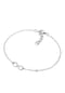 elli. DIAMONDS Armband Infinity Basic Diamant (0.015 Ct) 925 Silber Bild 2