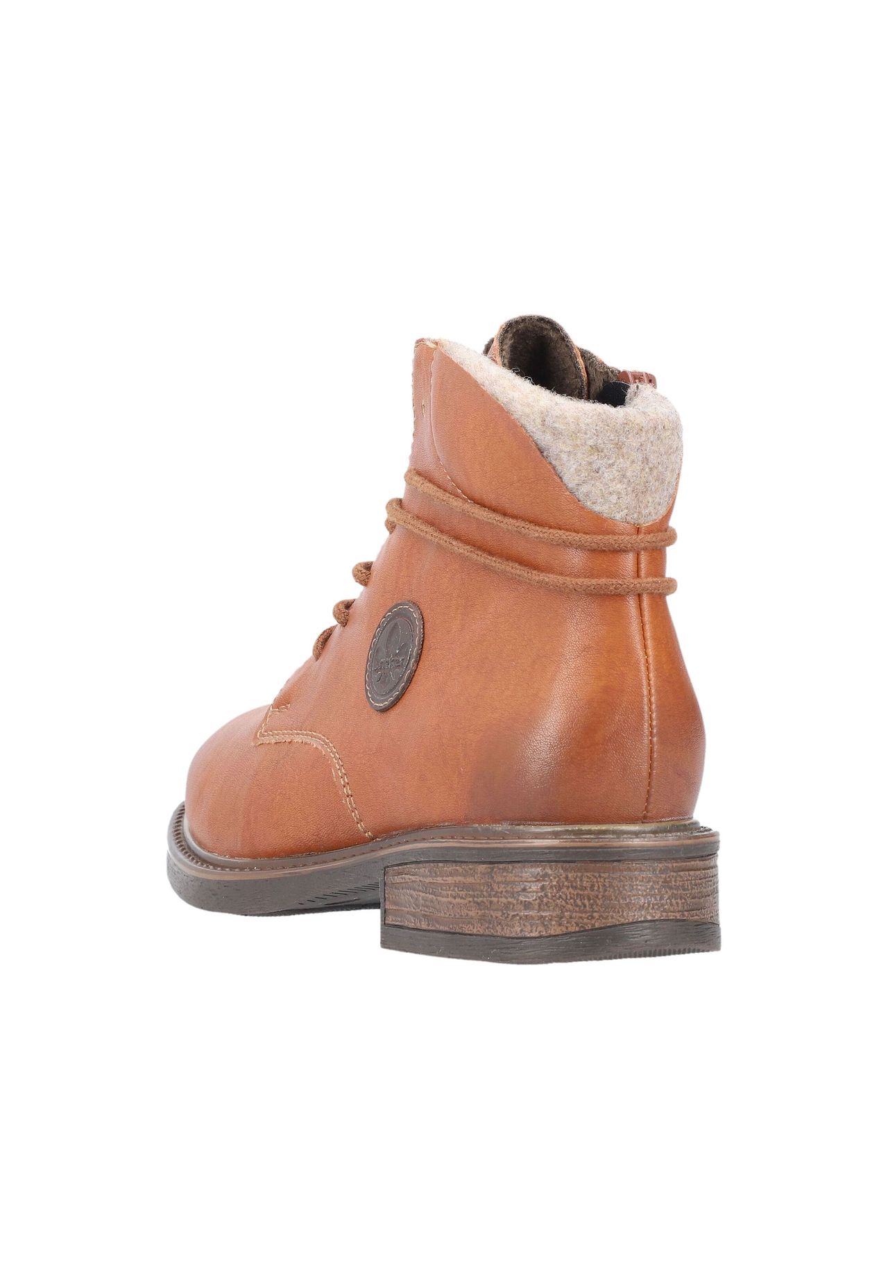 Rieker Winterstiefeletten, Blockabsatz, Logo-Patch, FüR Damen, Braun, 36