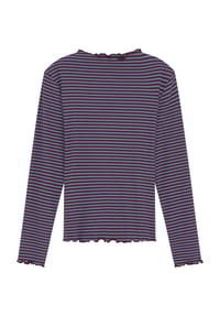 MANGUUN - Shirt, Wellensaum, für Kinder - BLACK