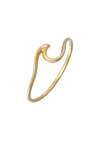 elli. PREMIUM - Ring Wellen Wave Strand Maritim 585 Gelbgold - Gold