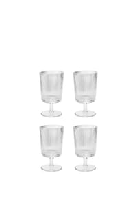 stelton Weissweinglas, 4er-Set - PILASTRO - CLEAR