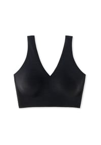 SCHIESSER - Invisible Soft Bustier, herausnehmbare Pads, Mikrofaser, für Damen - 000 SCHWARZ