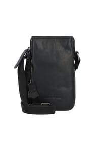 GREEN BURRY Pure Black - Pure Black Handytasche Leder 11 cm - black