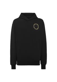 PLEIN SPORT - Sweatshirt mit Kapuze TIGER - black