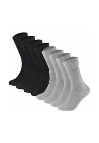 camano® - Unisex Socken - Soft Socks, einfarbig, 8er Pack - Blau