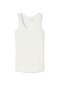 SCHIESSER - Personal Fit Unterhemd, Melange, Ziernaht, für Damen - 412 NATURWEISS
